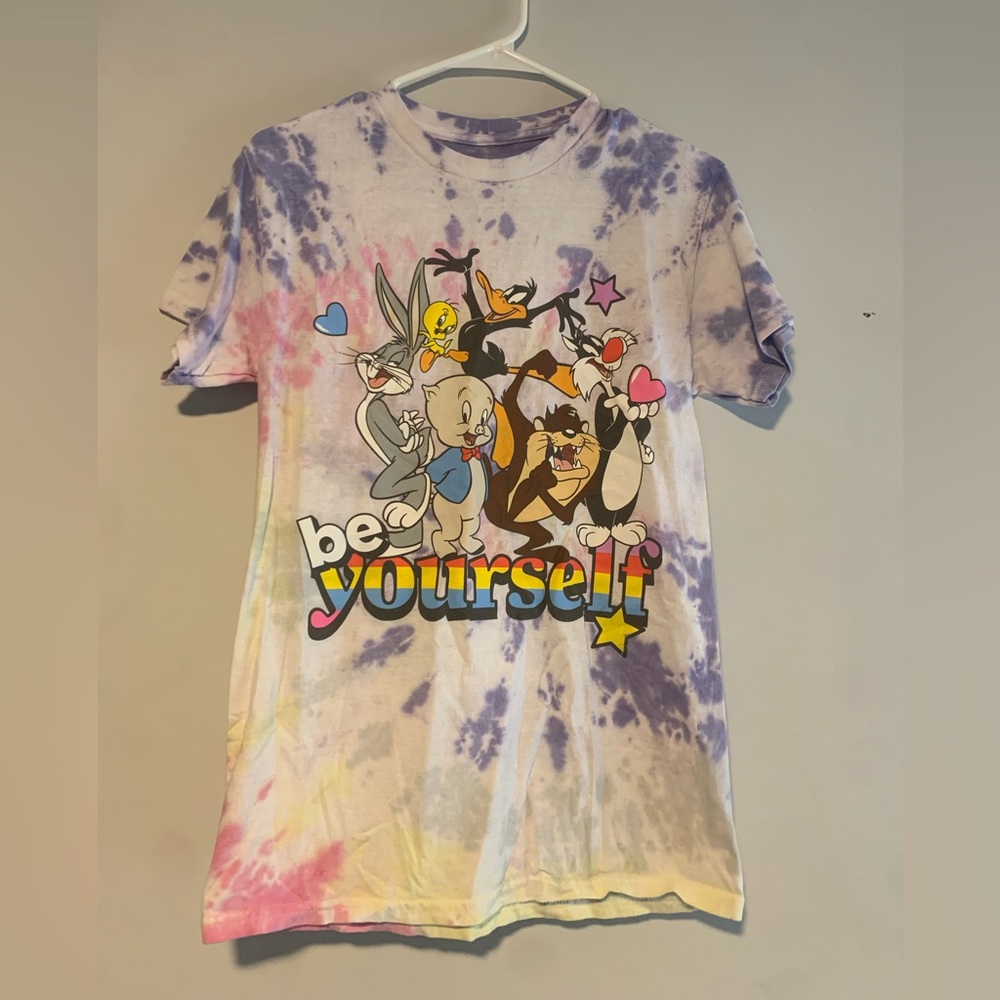looney Tunes tie dye graphic tee